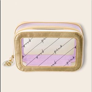 PINK Honey Lavender beauty bag